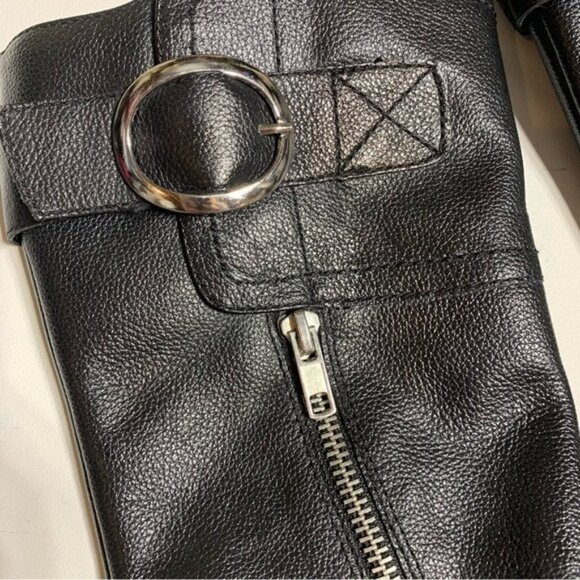 Steve Madden Equal rounded toe heeled leather boots - Picture 2 of 7